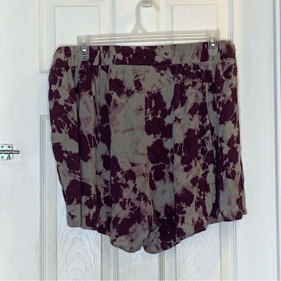 TORRID Wrap Skort - Textured Heather Tie Dye Grey Size 2/Size 2X - Picture 12 of 13